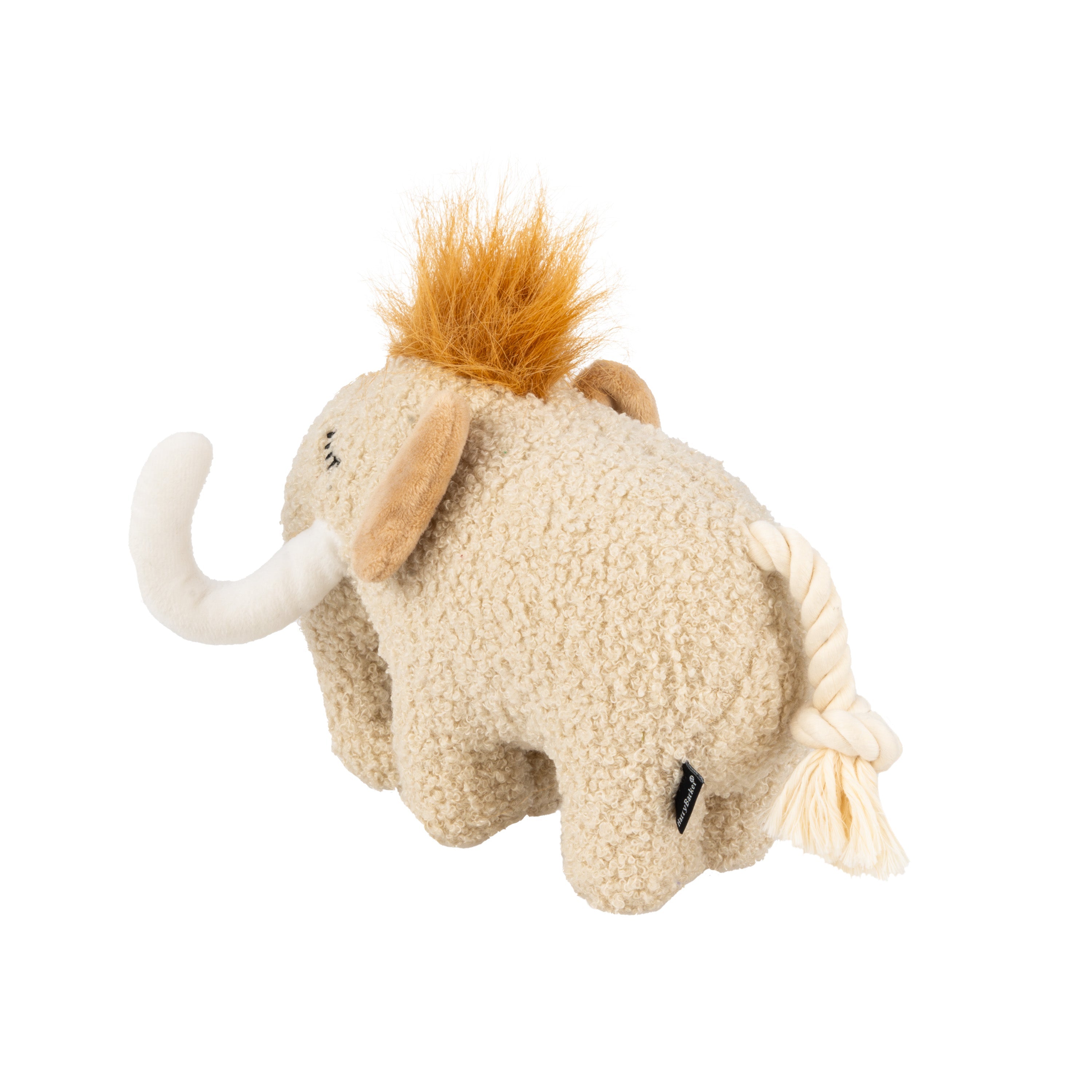 Furry Mammoth Dog Toy