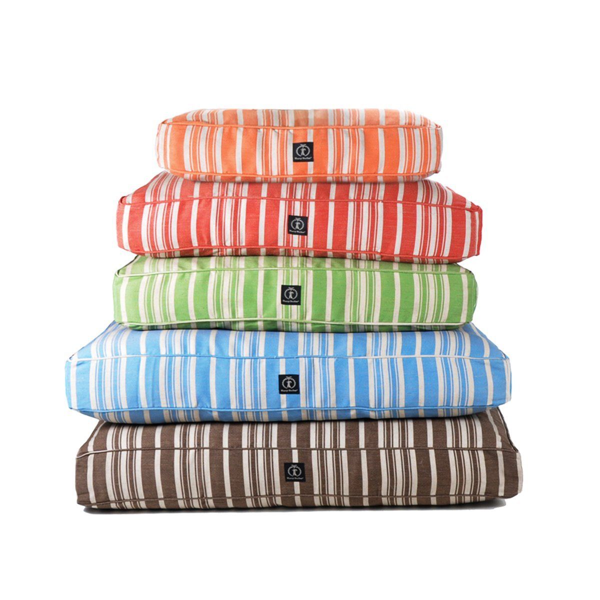 Classic Stripe Rectangle Dog Bed Cover