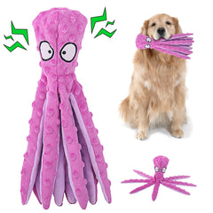 Squeaky Octopus Dog Toys(flour colors)