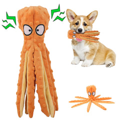 Squeaky Octopus Dog Toys(flour colors)