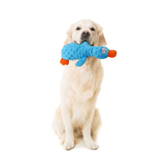 Best Pet Supplies-Cute Plush Duck Sound Toy with Soft，Durable Fabric for Small,Medium,and Large Pets.Pets Stuffed Animals Chew Toy for Biting Training Teething Indoor Pet Interactive Toy