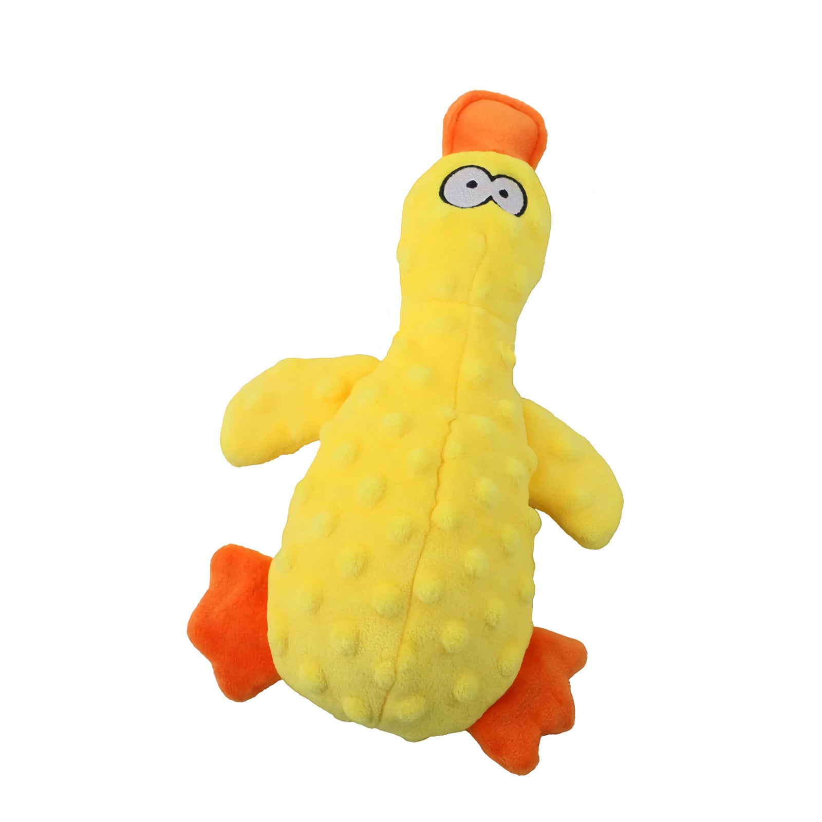 Best Pet Supplies-Cute Plush Duck Sound Toy with Soft，Durable Fabric for Small,Medium,and Large Pets.Pets Stuffed Animals Chew Toy for Biting Training Teething Indoor Pet Interactive Toy