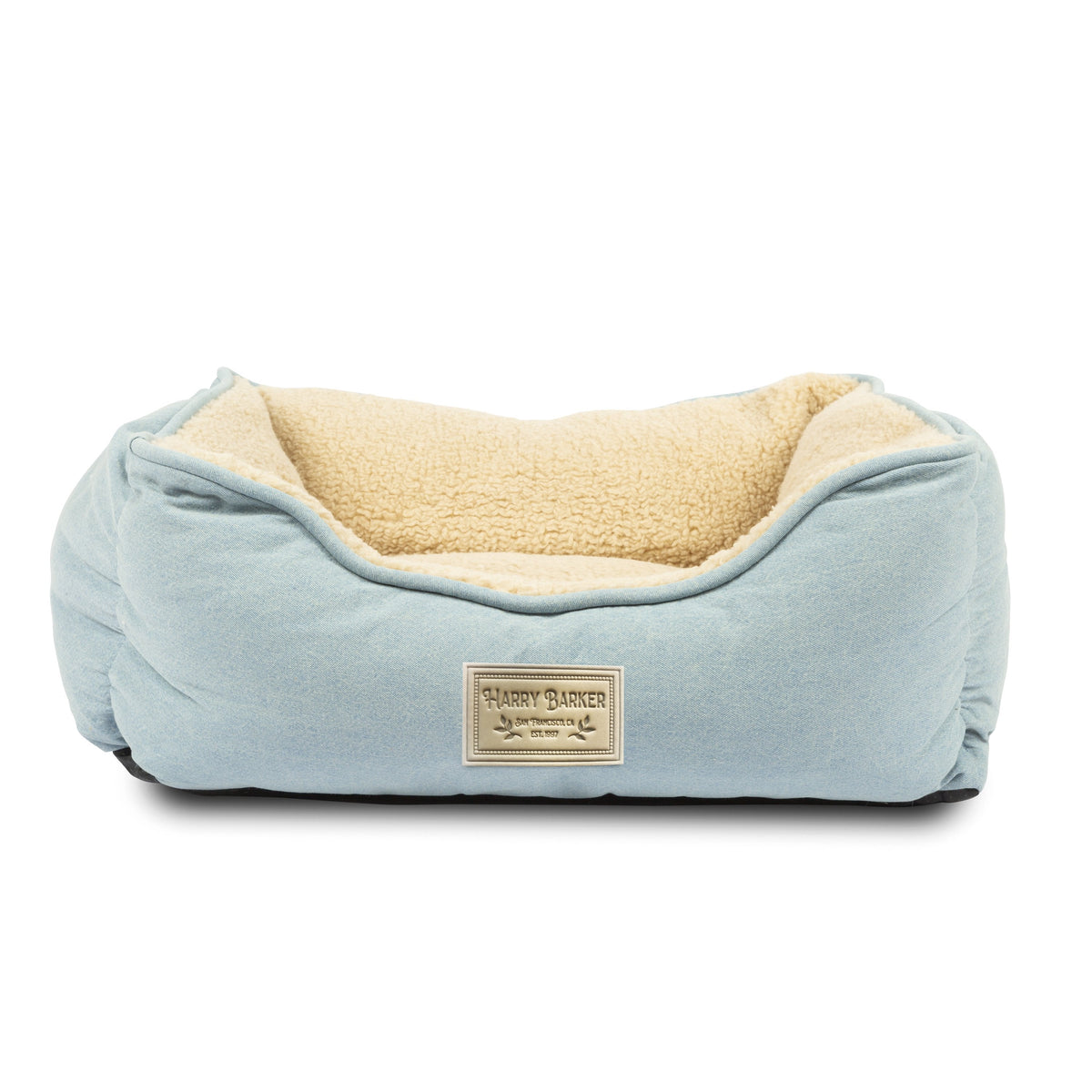 Chambray Sherpa Cuddler Bed