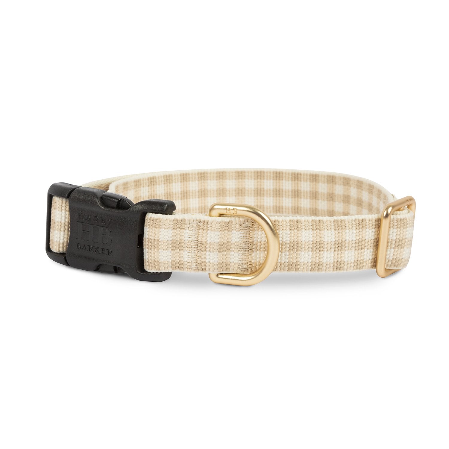 Gingham Dog Collar