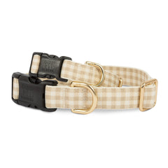 Gingham Dog Collar