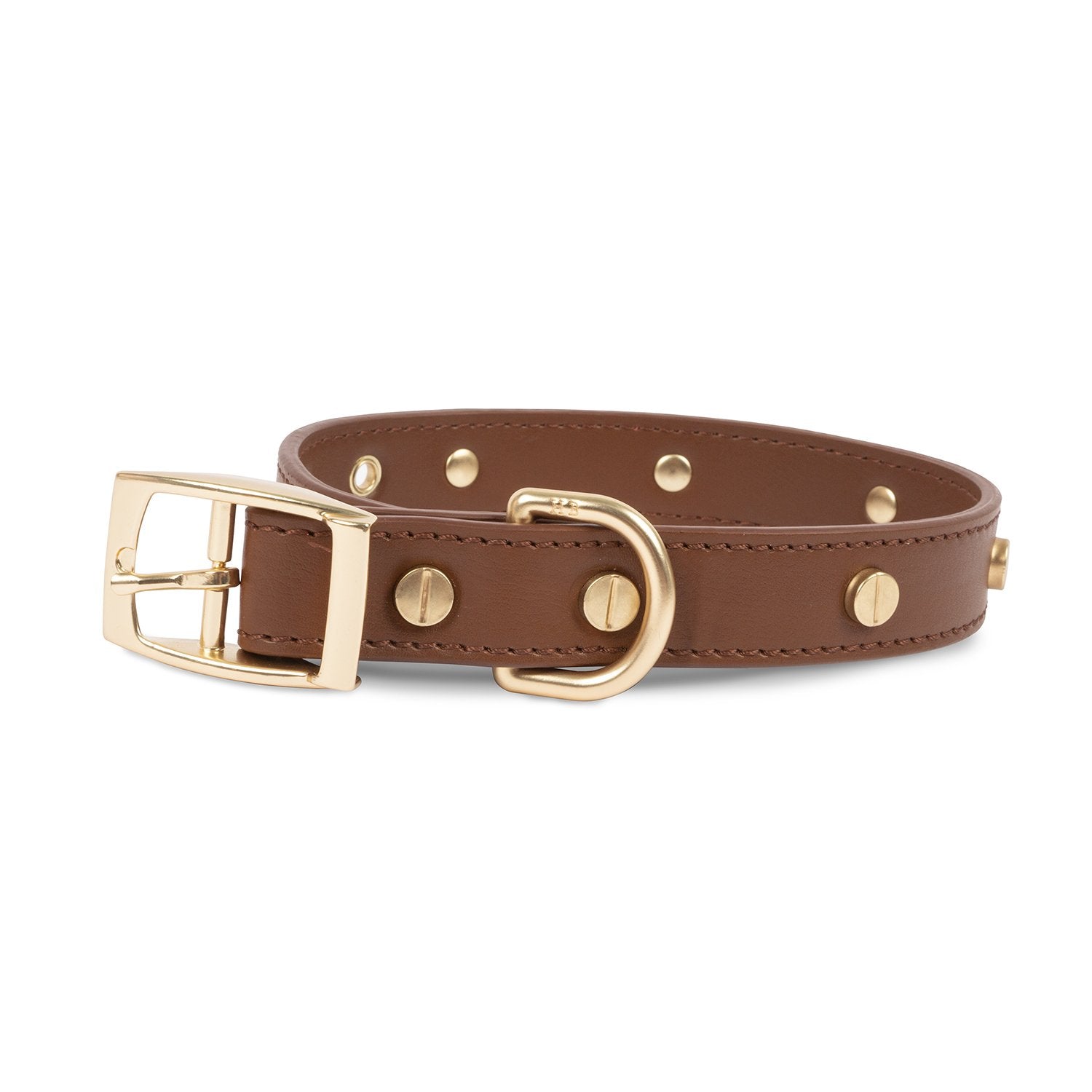 Statement Stud Leather Collar