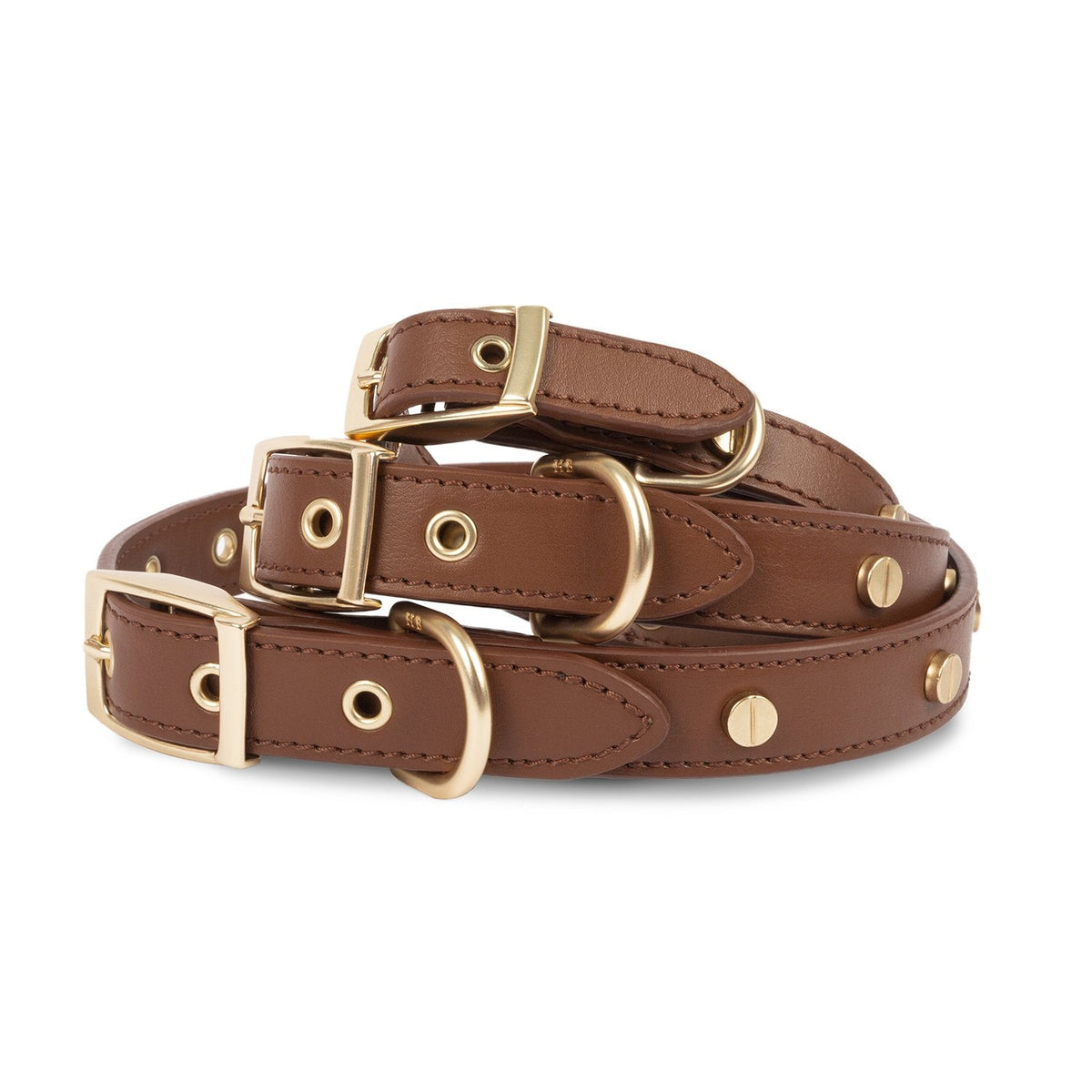 Statement Stud Leather Collar