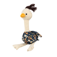 Floral Print Ostrich Dog Toy