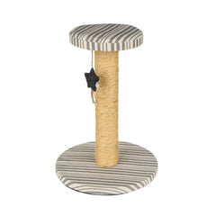 Denim Stripe Sisal Cat Scratching Post