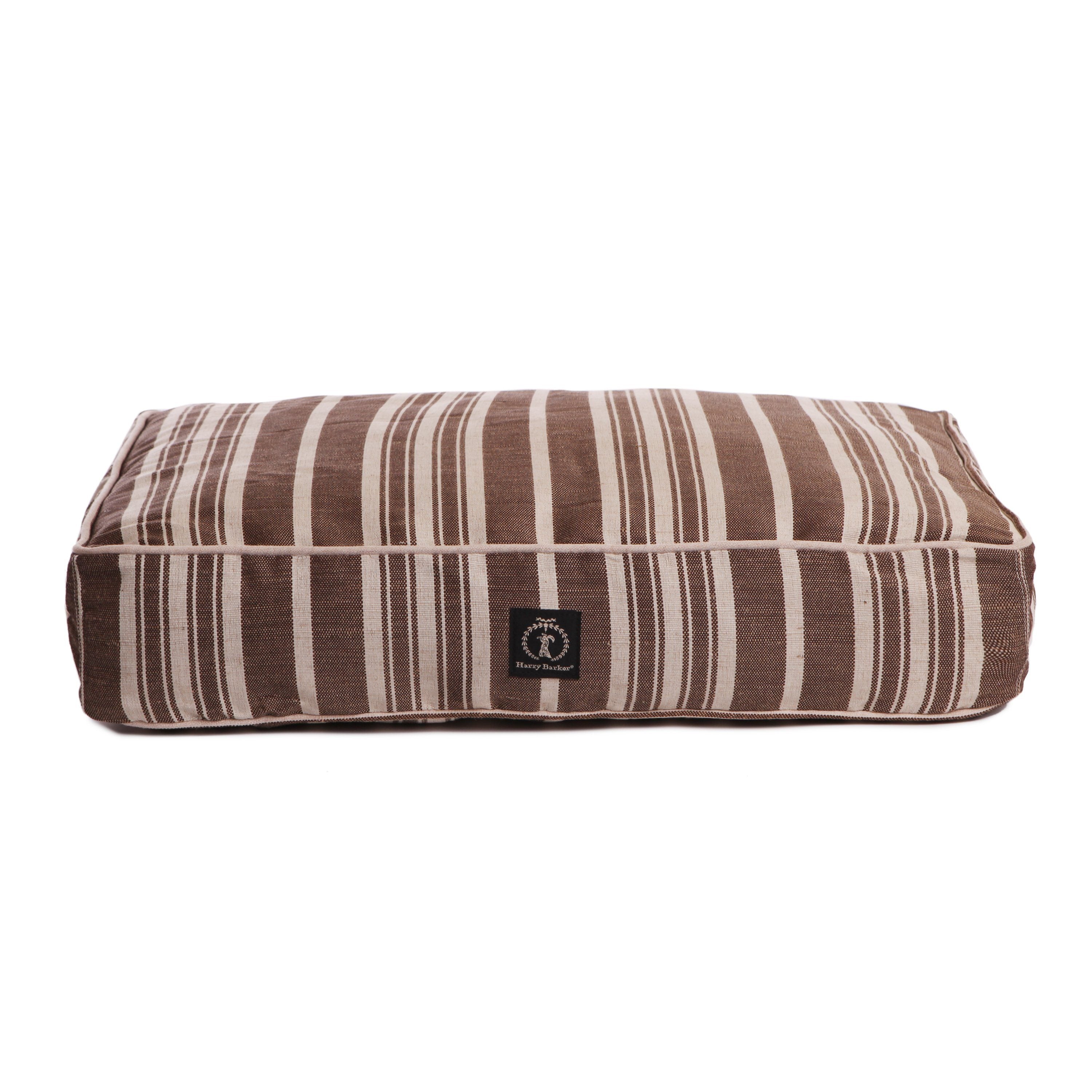 Classic Stripe Rectangle Dog Bed Cover