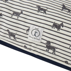 Ticking Rectangle Dog Bed Cover