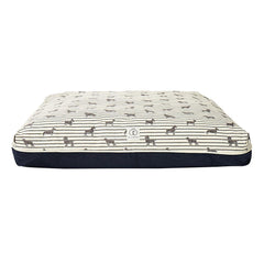 Ticking Rectangle Dog Bed Cover