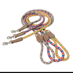 Plaid Rope Dog Leash