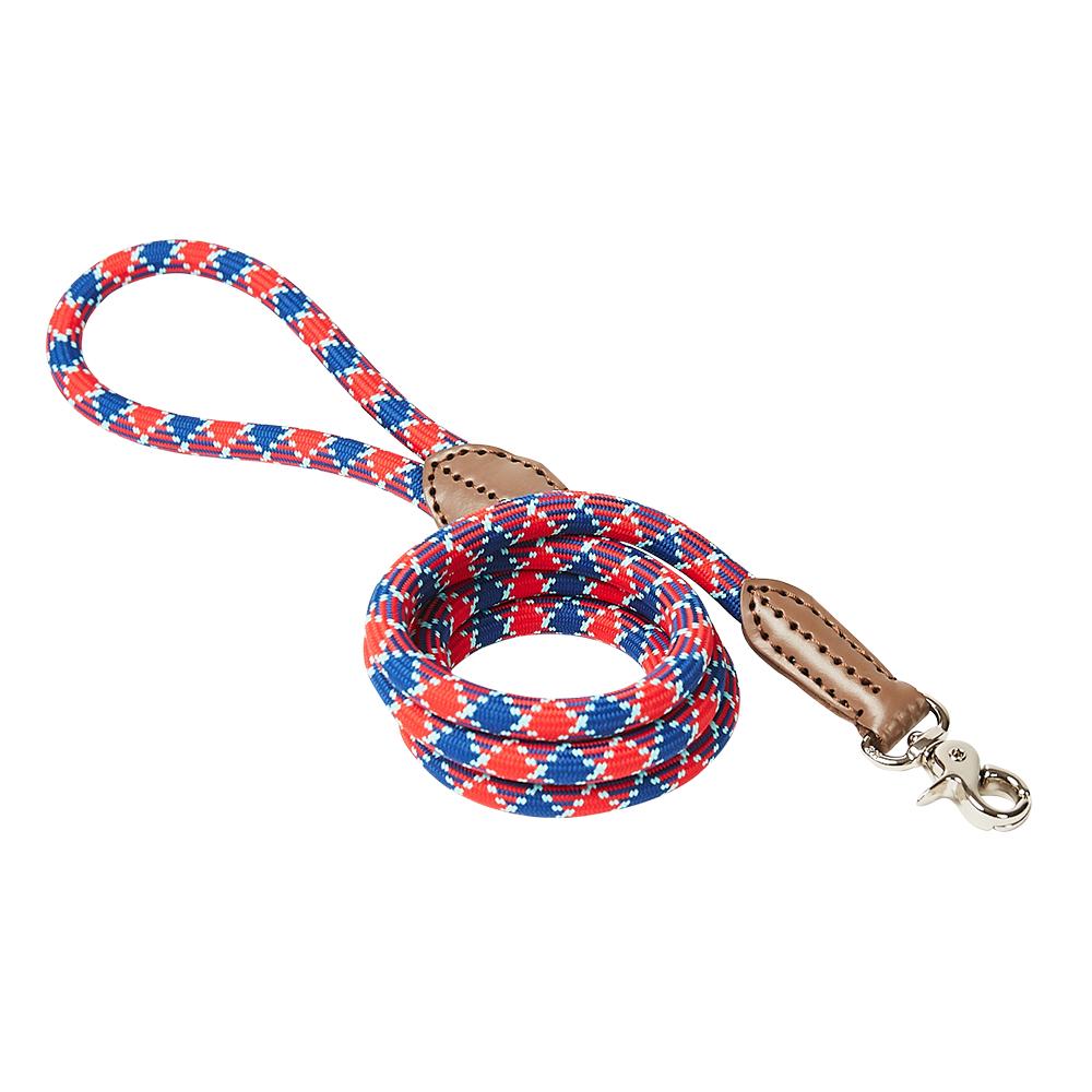 Plaid Rope Dog Leash